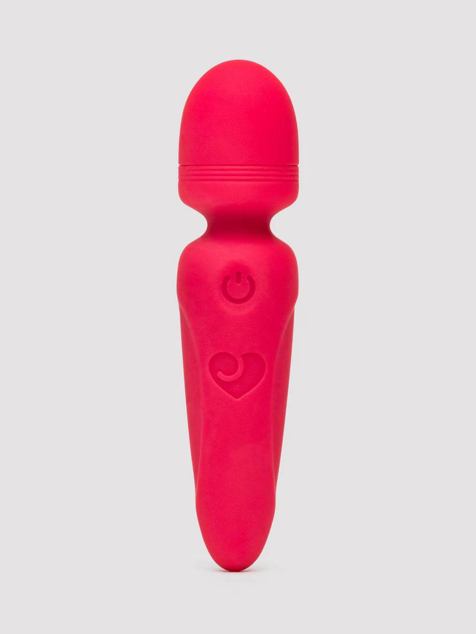 Red Silicone Mini Wand Vibrator