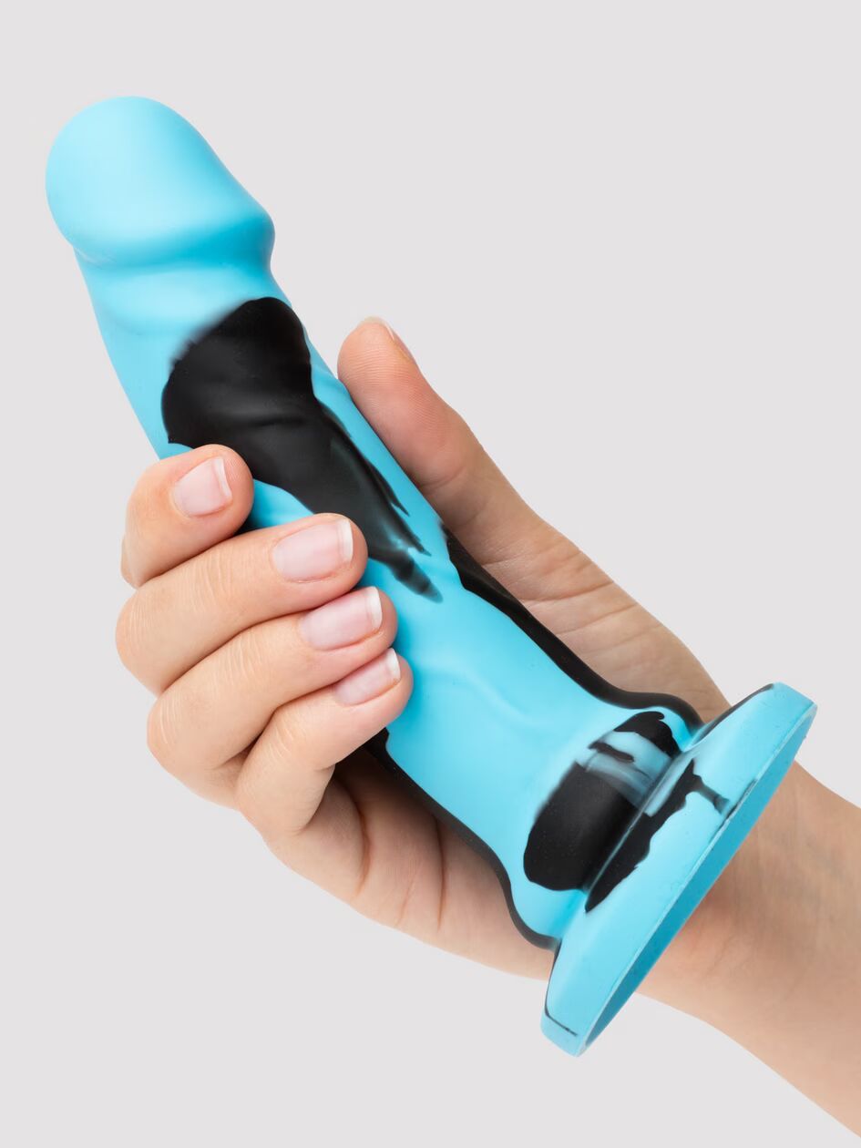 Naughtytoys Lover Luxe Realistic Multicoloured Silicone Dildo 7 Inch