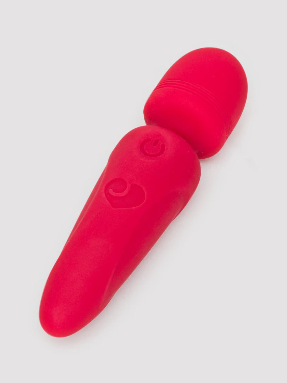 Red Silicone Mini Wand Vibrator