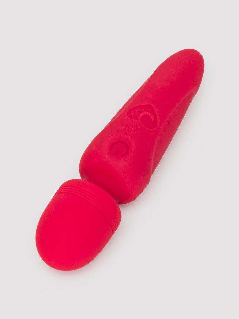 Red Silicone Mini Wand Vibrator