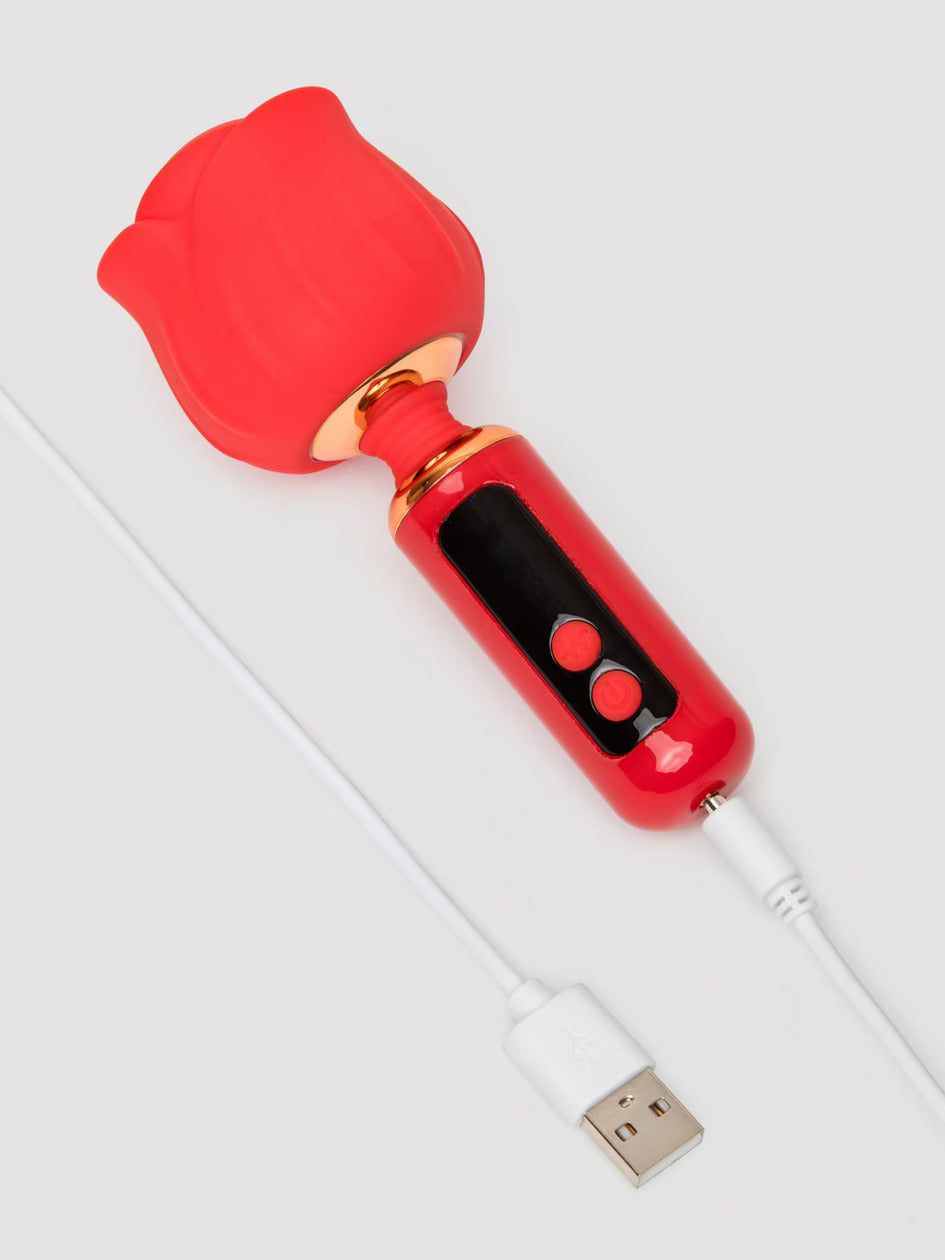 Rose Mini Massage Wand Vibrator