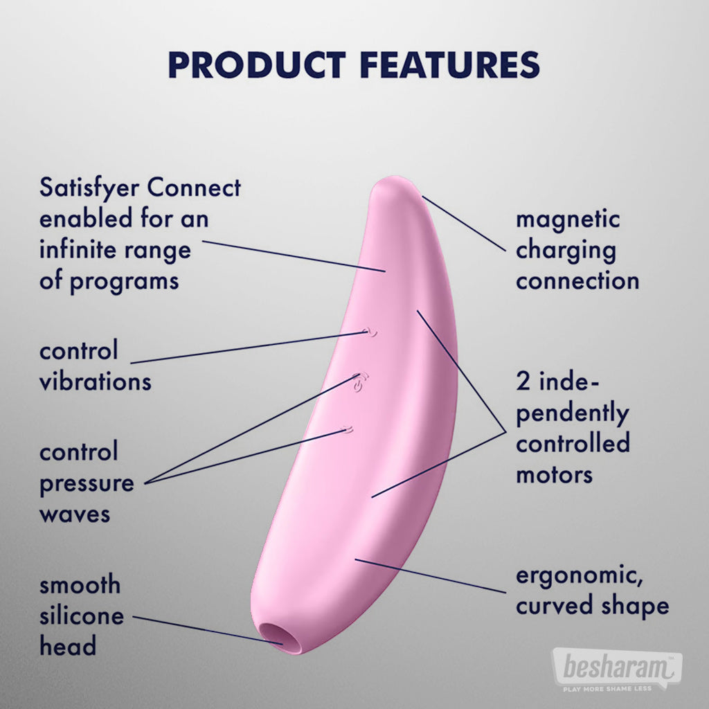 Satisfyer Curvy 3+ App Controlled Suction + Vibration Massager