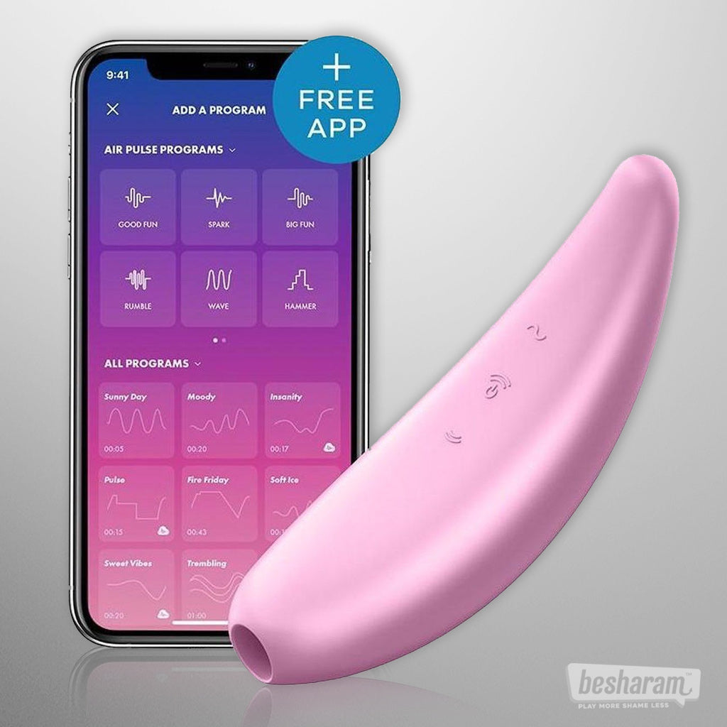 Satisfyer Curvy 3+ App Controlled Suction + Vibration Massager